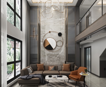 Modern A Living Room-ID:996588952
