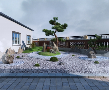 New Chinese Style Courtyard/landscape-ID:152379047