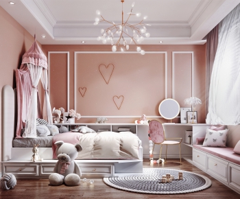 Simple European Style Girl's Room Daughter's Room-ID:560269438