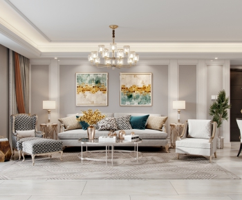 European Style A Living Room-ID:209609991