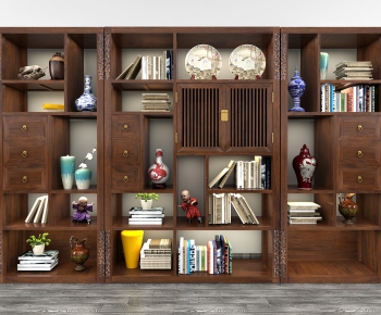 New Chinese Style Bookcase-ID:112232921