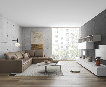 Modern A Living Room-ID:393233066