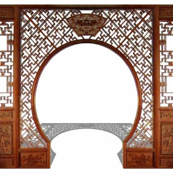 Chinese Style Door-ID:404581074