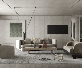 Wabi-sabi Style A Living Room-ID:118300988