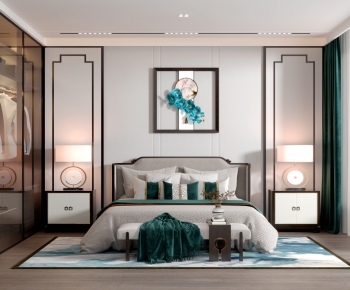 New Chinese Style Bedroom-ID:906773098