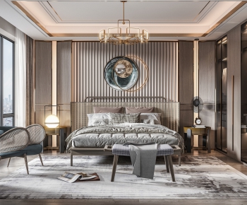 New Chinese Style Bedroom-ID:561566111