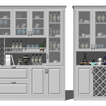 American Style Wine Cabinet-ID:788042078