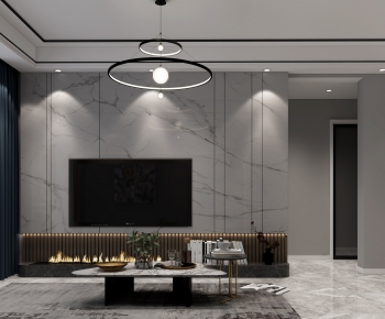 Modern A Living Room-ID:880114084