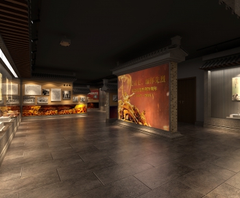 New Chinese Style Exhibition Hall-ID:804730892