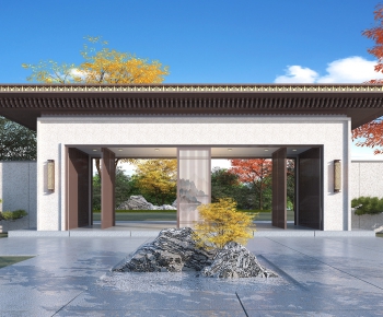 New Chinese Style Building Component-ID:847881082