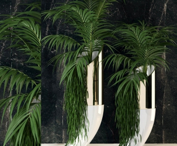 Modern Potted Green Plant-ID:298660048