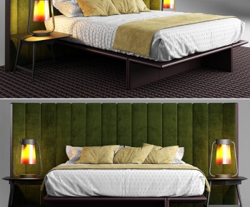 Modern Double Bed-ID:332197904