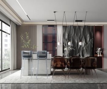 Modern Dining Room-ID:681109483