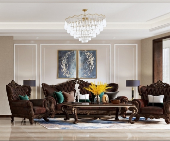 American Style A Living Room-ID:621620895