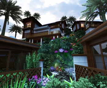 New Chinese Style Villa Appearance-ID:942651036