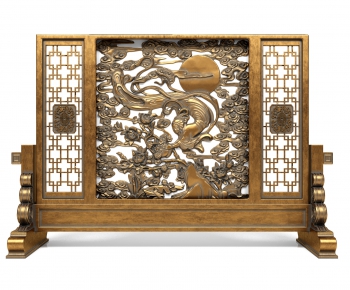 Chinese Style TV Wall-ID:837507011