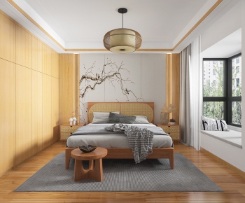Japanese Style Bedroom-ID:929034959
