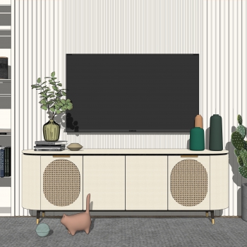 Nordic Style TV Cabinet-ID:221987017
