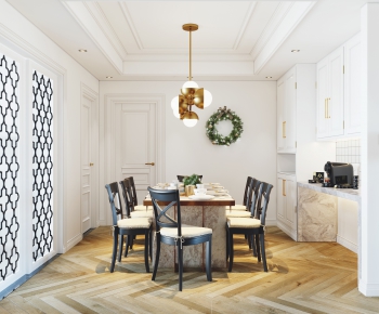 American Style Dining Room-ID:667181974