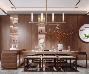 New Chinese Style Dining Room-ID:457108977