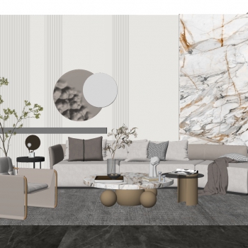 Modern A Living Room-ID:302985918