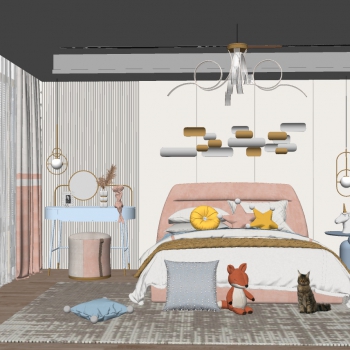 Modern Girl's Room Daughter's Room-ID:716691098