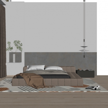 Nordic Style Bedroom-ID:965816972