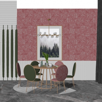 Nordic Style Dining Room-ID:571018939