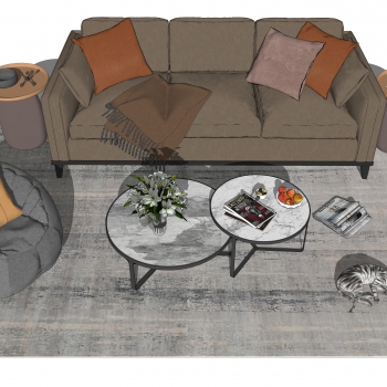 Modern Sofa Combination-ID:863667014