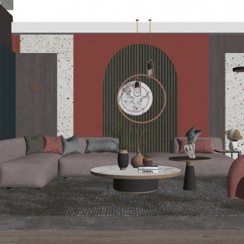 Modern A Living Room-ID:114748005