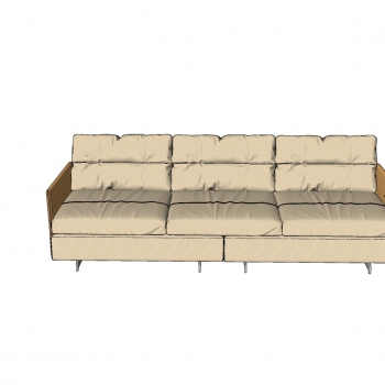 Modern Three-seat Sofa-ID:905010941