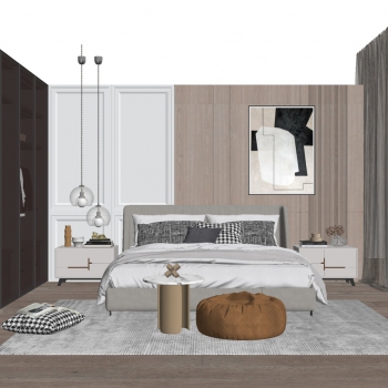 Modern Bedroom-ID:617175109