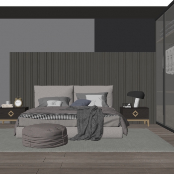 Modern Bedroom-ID:615569111