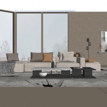 Modern A Living Room-ID:706584931