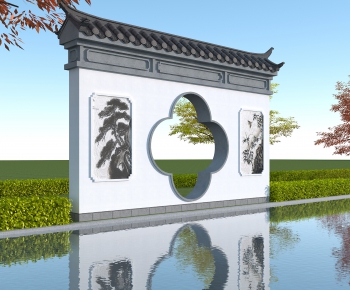 Chinese Style Building Component-ID:406558991