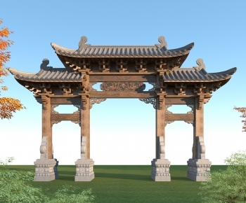 Chinese Style Building Component-ID:674632079