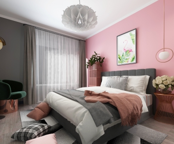 Nordic Style Girl's Room Daughter's Room-ID:775366076