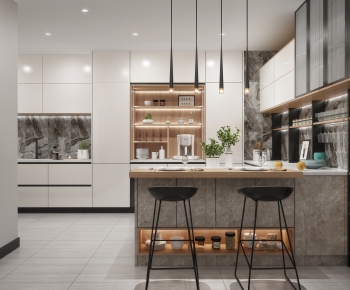 Modern Open Kitchen-ID:132225993