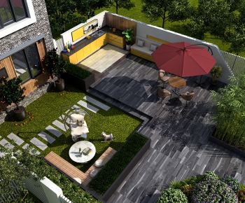 Modern Courtyard/landscape-ID:508258109