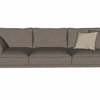 Nordic Style Three-seat Sofa-ID:641470058