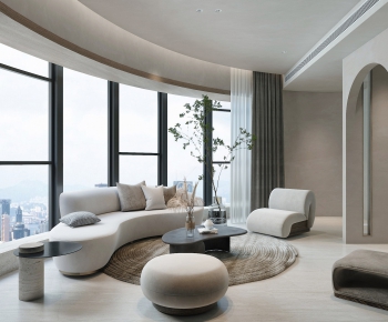 Wabi-sabi Style A Living Room-ID:722513914