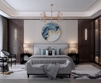 New Chinese Style Bedroom-ID:806571962