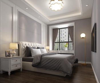 Simple European Style Bedroom-ID:516267062
