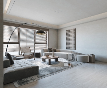 Wabi-sabi Style A Living Room-ID:949409018