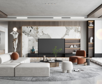 Modern A Living Room-ID:292742976
