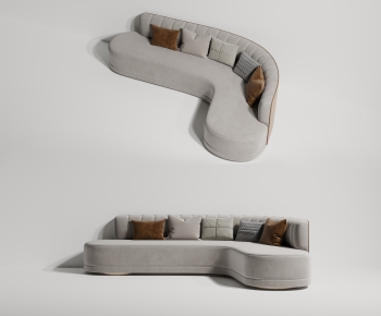 Modern Curved Sofa-ID:403126003