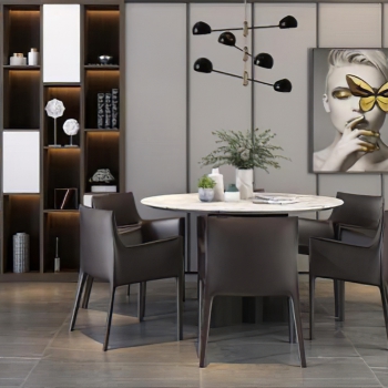 Modern Dining Table And Chairs-ID:499212987