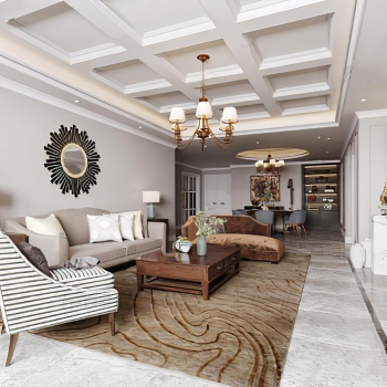 American Style A Living Room-ID:537976038
