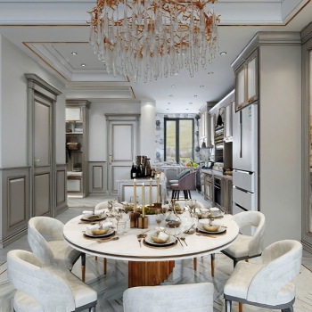 American Style Dining Room-ID:443445927