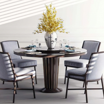 New Chinese Style Dining Table And Chairs-ID:346993929